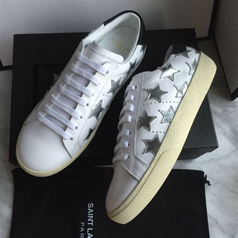 ysl red sneakers|saint laurent sneakers white.